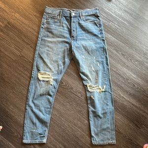 Express vintage skinny ankle jeans